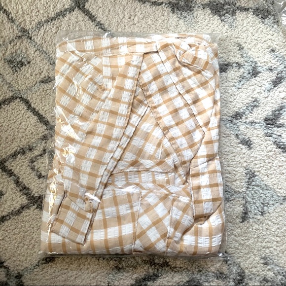 Free People Do The Twist Mini Dress in Ivory Combo - Picture 6 of 7